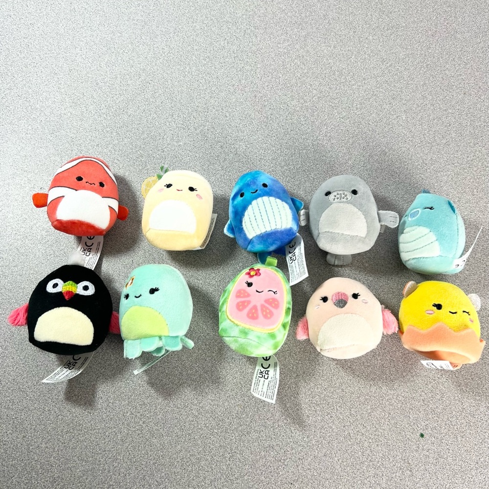 Squishville lot of 10‎ minis Squishmallow